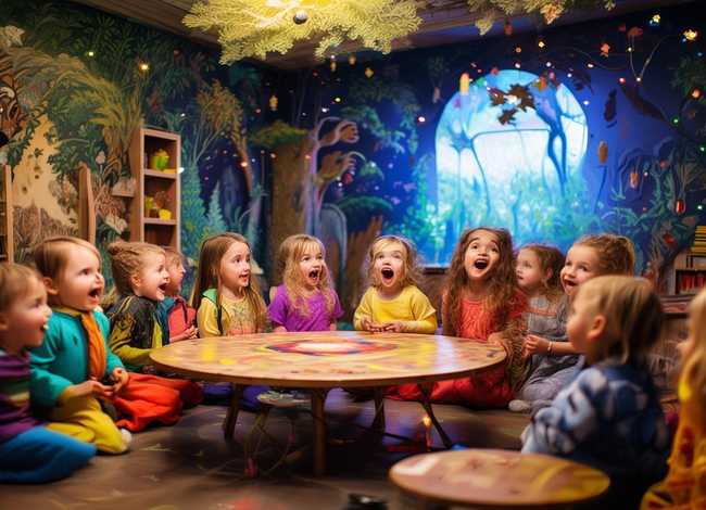 儿童故事场景描述 幼儿故事表演场景