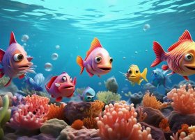 鱼故事儿童版、鱼儿小故事