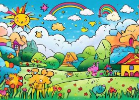 创意儿童画图片大全，创意儿童画图片大全简单