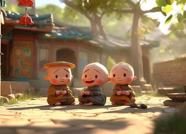 儿童故事《三个和尚》、幼儿故事三个和尚文字