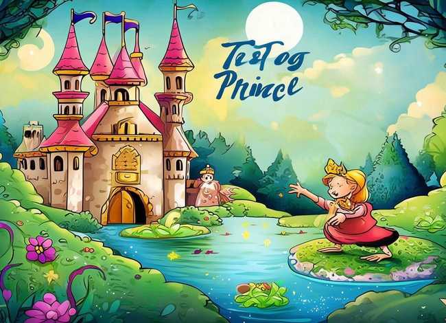 儿童睡前故事青蛙王子手抄报；《青蛙王子》童话故事手抄报