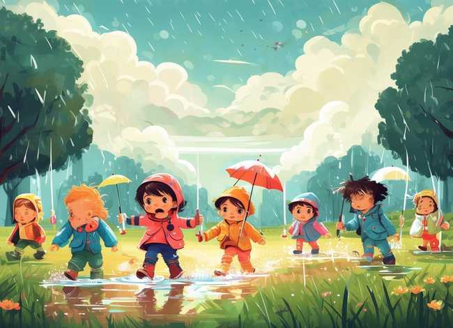 儿童故事下雨了好着急；幼儿故事《下雨了》