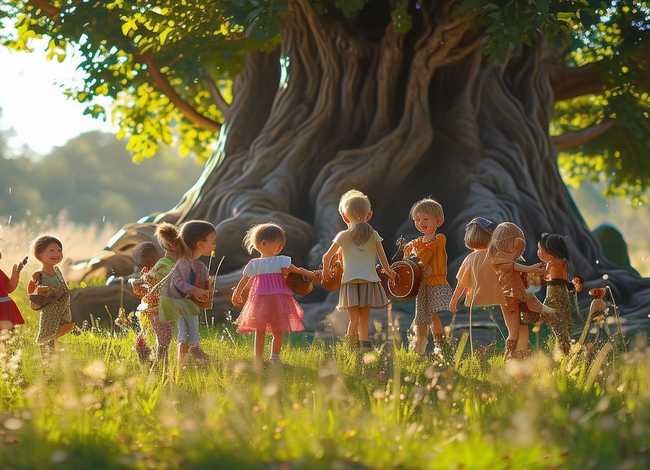 付新越《大槐树的故事》快乐阳光原创少儿歌曲；大槐树的故事曲谱