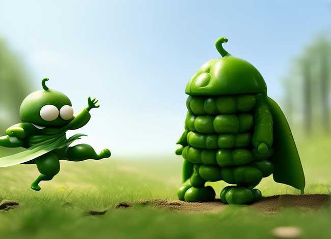 儿童故事豌豆超人、豌豆巨人的故事