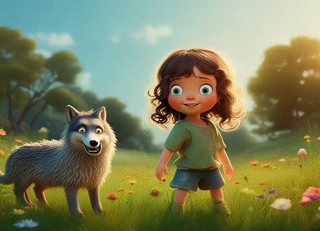 儿童睡前故事狼来了文字版 - 睡前故事幼儿故事大全狼来了