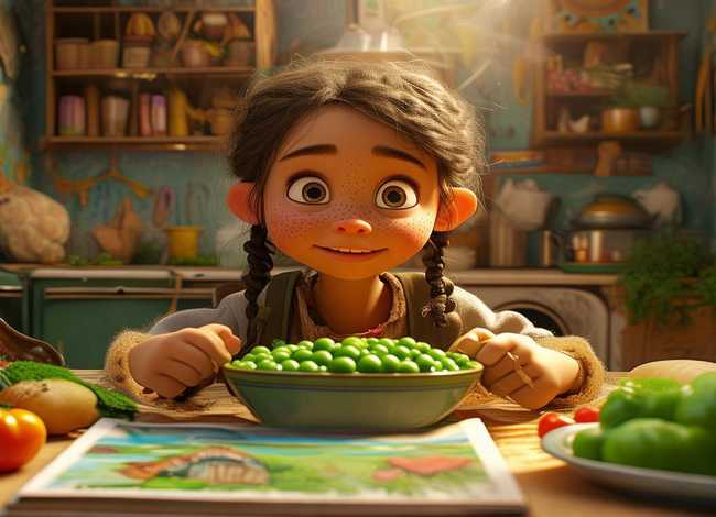 吃掉你的豌豆绘本故事，吃掉你的豌豆绘本故事教案