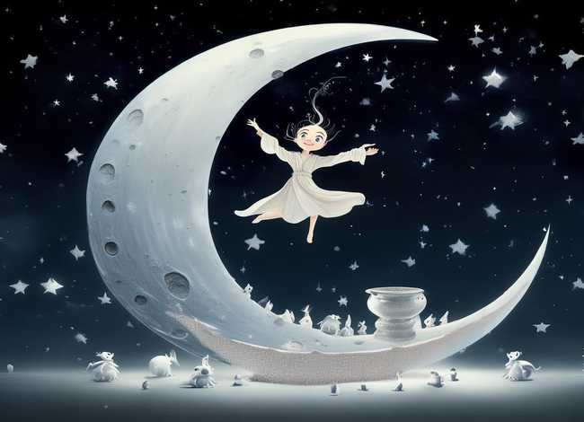 儿童故事嫦娥奔月娥奔嫦 - 嫦娥奔月故事幼儿故事 儿童故事嫦娥奔月娥奔嫦 - 嫦娥奔月故事幼儿故事