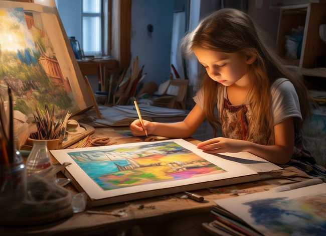 学画画的故事 学画画的故事作文