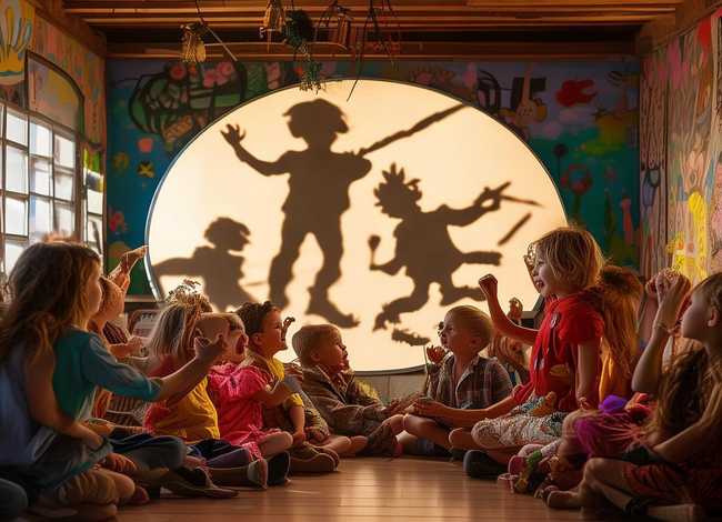 幼儿创编故事 幼儿创编故事皮影表演