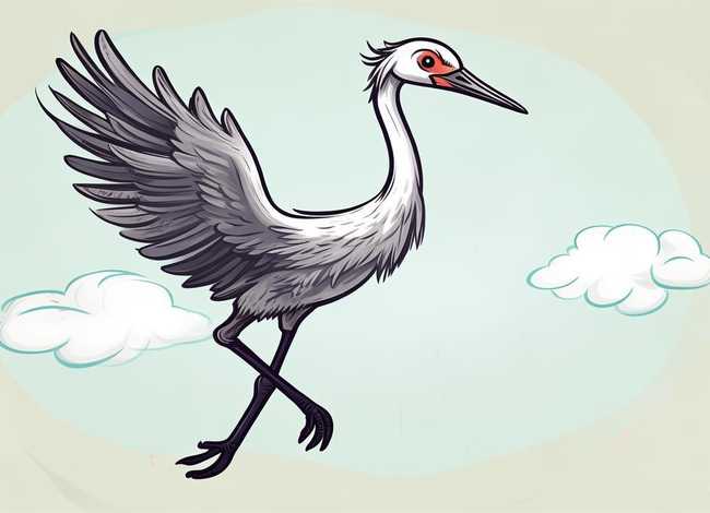 仙鹤儿童画简笔画、儿童简笔画仙鹤的画法 仙鹤儿童画简笔画、儿童简笔画仙鹤的画法