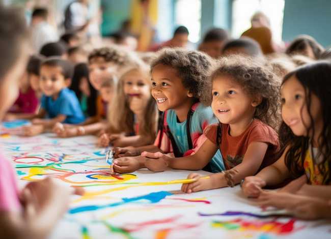 慈善 儿童；慈善 儿童画