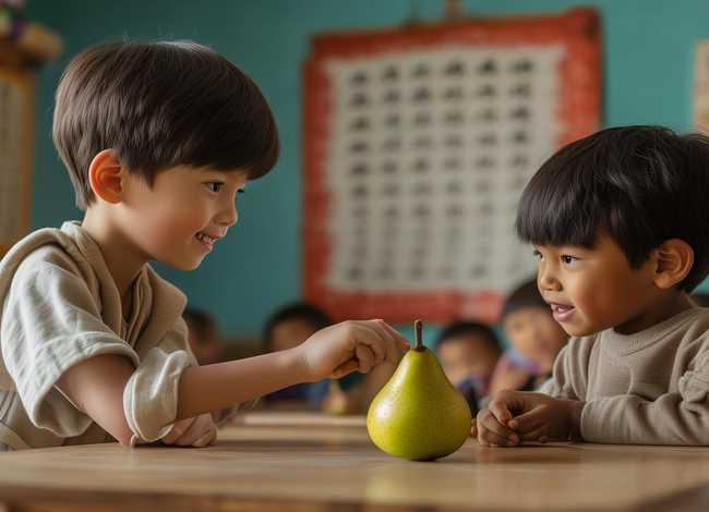 孔融让梨儿童故事视频，孔融让梨故事表演视频