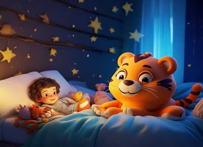 3-6岁幼儿睡前橘子老虎故事、睡前故事橘子老虎的故事