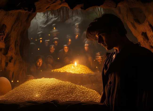 阿里巴巴和四十大盗睡前故事文字，阿里巴巴和四十大盗 睡前故事