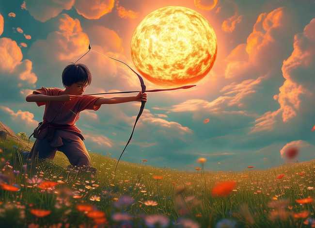 儿童版后羿射日故事完整版 后羿射日的故事幼儿