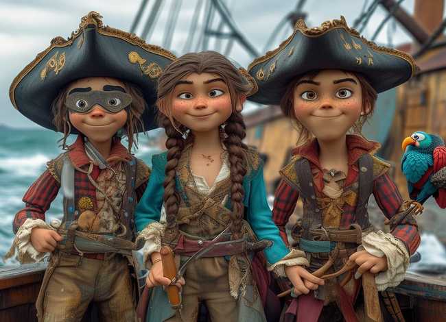 三个小海盗,三个小海盗指的是 三个小海盗,三个小海盗指的是