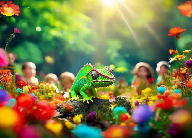 儿童故事变色龙的故事 变色龙的趣味故事 儿童故事变色龙的故事 变色龙的趣味故事