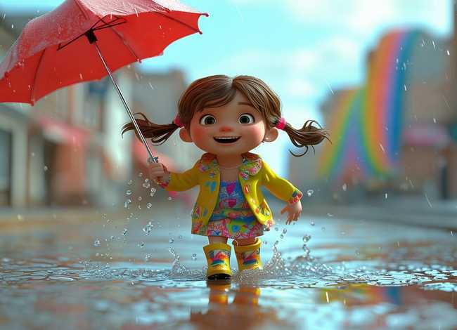 雨天的儿童画 - 雨天的儿童画怎么画 雨天的儿童画 - 雨天的儿童画怎么画