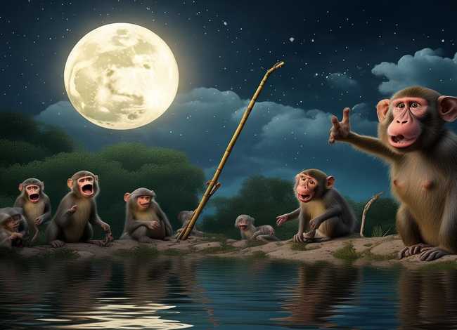 贝乐虎睡前故事猴子捞月亮(猴子捞月亮的故事贝乐虎) 贝乐虎睡前故事猴子捞月亮(猴子捞月亮的故事贝乐虎)