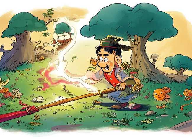 儿童故事咕咚来了神笔马良 咕咚来了故事简笔画