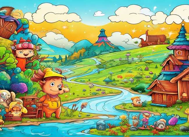 儿童故事手绘图、儿童故事手绘画图片大全