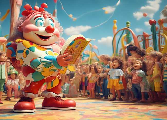 小丑儿童故事视频（小丑绘本故事视频）