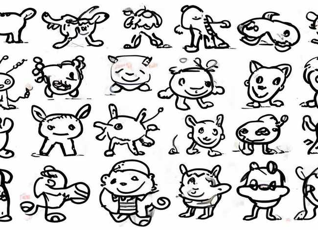 古代儿童简笔画图片大全；古代儿童简笔画图片大全大图