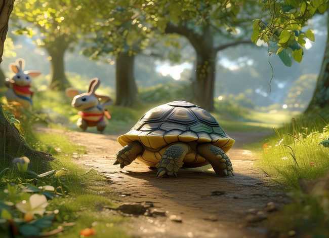宝宝故事龟兔赛跑 宝宝故事龟兔赛跑完整版