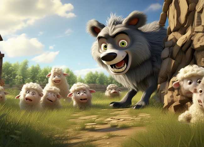 大灰狼和七只小羊故事简短；大灰狼和七只小羊故事简短版