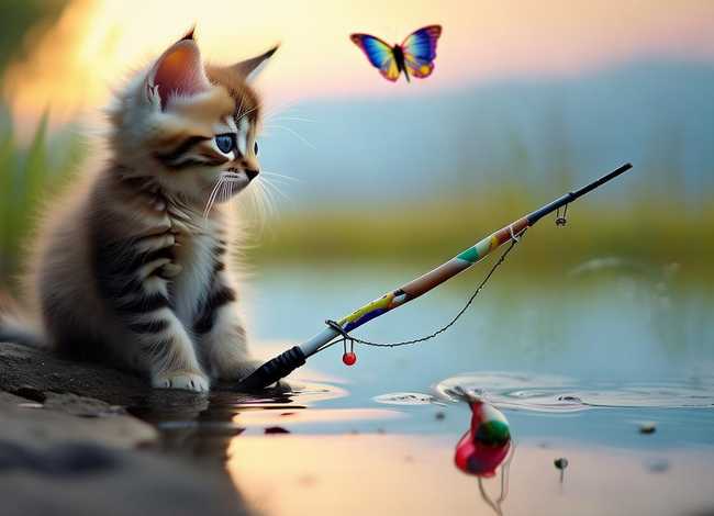 小猫钓鱼故事简洁版 小猫钓鱼故事简洁版视频