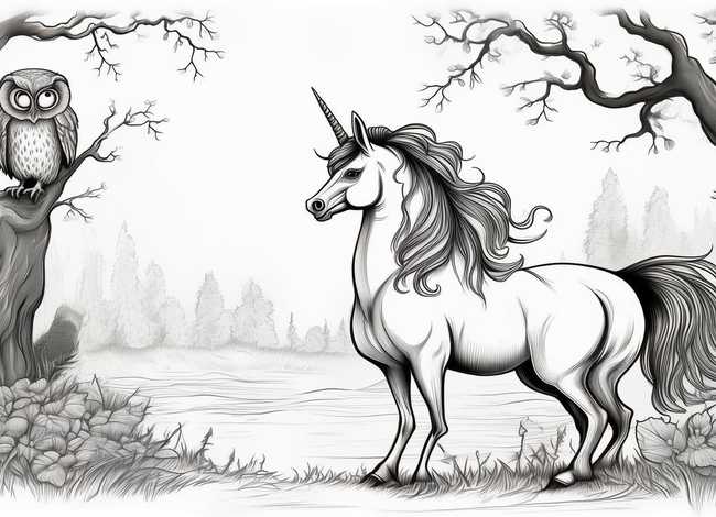 神话故事图片插图 - 神话故事图片插图简笔画