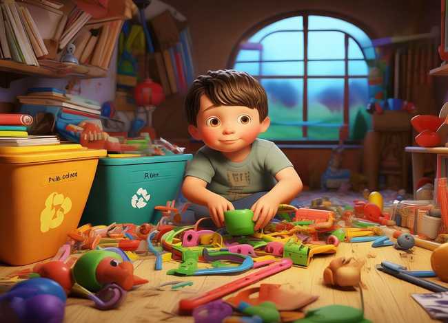 儿童故事之重复利用；重复利用之后再扔吧绘本故事