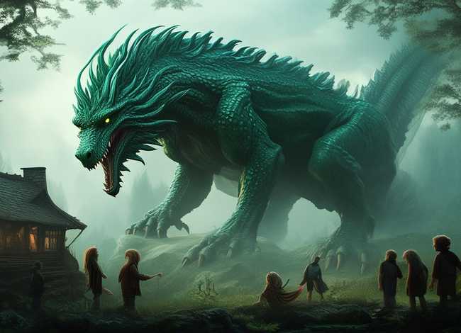 儿童年兽的传说故事 年兽的故事传说视频