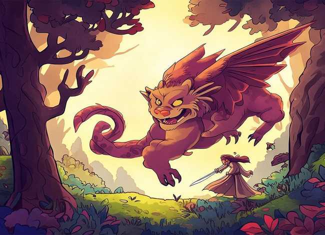 神话故事简易插图；神话故事简易插图怎么画