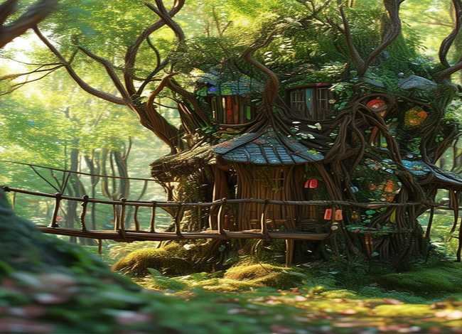 关于树屋的儿童故事 - 关于树屋的绘本故事