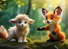 儿童故事狐狸和山羊；狐狸和山羊幼儿故事