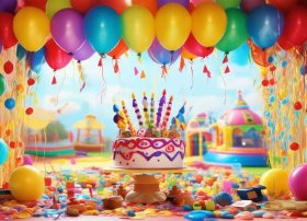 儿童生日背景图片 - 儿童生日背景图片素材