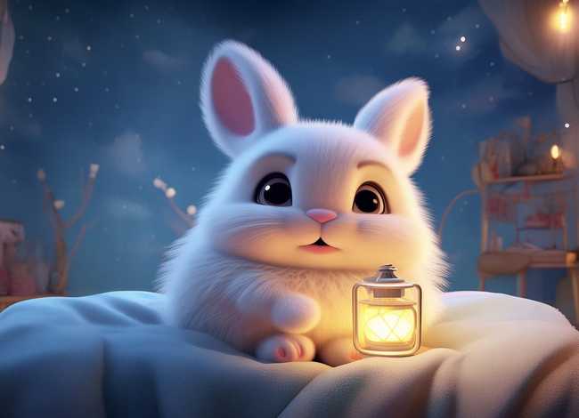 3-6岁儿童睡前故事勇敢的小白兔；0-3岁睡前故事小白兔