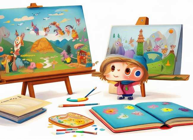 儿童绘本制作过程简单；儿童绘本制作过程简单图片