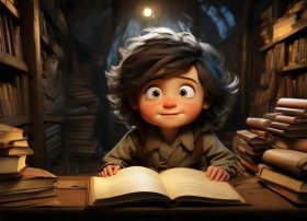 儿童故事书店里的怪声，故事书店里讲故事的主角