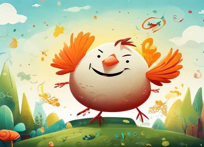 幼儿故事《笨鸟先飞》的文字版，幼儿故事《笨鸟先飞》的文字版图片