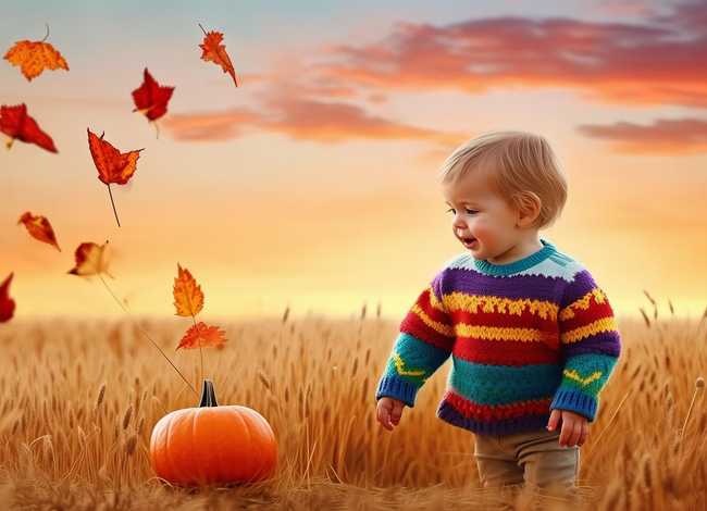 关于秋天的儿童古诗、关于秋天的幼儿古诗