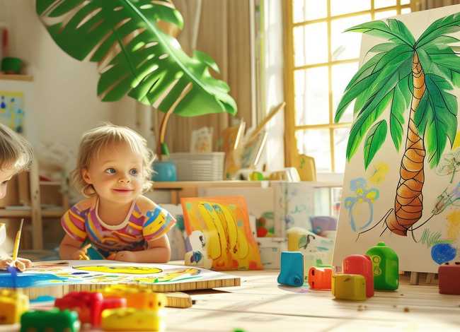 儿童画香蕉、儿童画香蕉树 儿童画香蕉、儿童画香蕉树