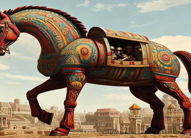 特洛伊木马儿童故事 - 特洛伊木马绘本故事 特洛伊木马儿童故事 - 特洛伊木马绘本故事