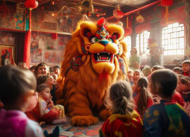 幼儿园讲舞狮的故事 幼儿园讲舞狮的故事简短