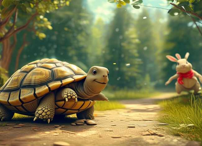 宝宝故事龟兔赛跑 宝宝故事龟兔赛跑完整版