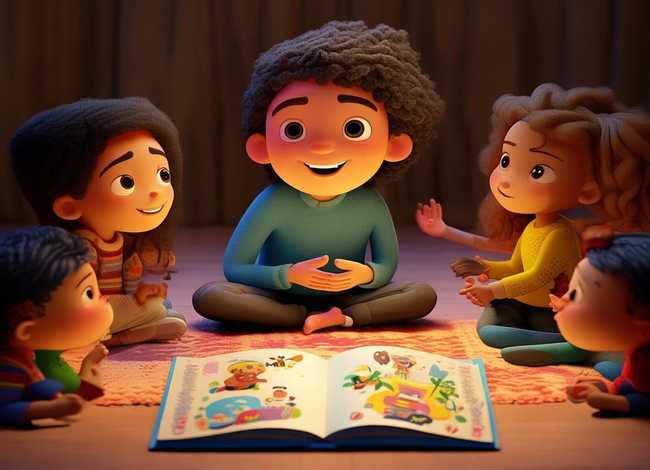 将孩子讲的故事ai成绘本、怎么给孩子讲故事绘本