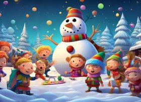 元旦儿童故事绘画 - 关于元旦的幼儿绘本故事