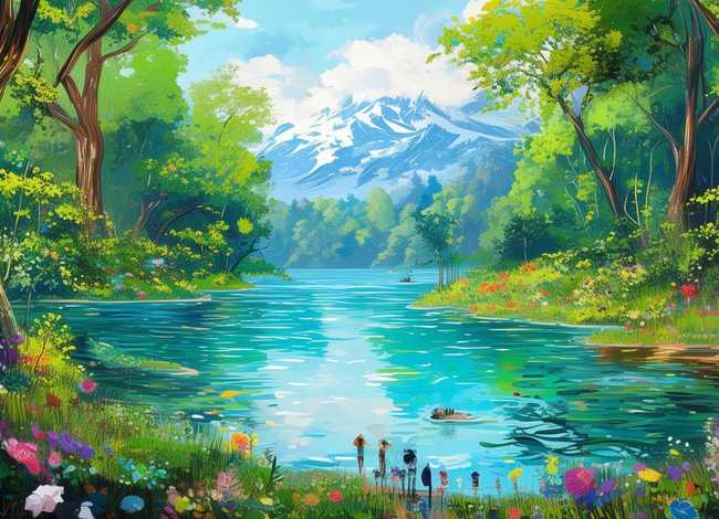 儿童优秀绘画作品、儿童优秀绘画作品 碳库水库