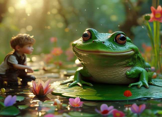 儿童启蒙故事青蛙变王子 - 儿童故事王子变青蛙全集